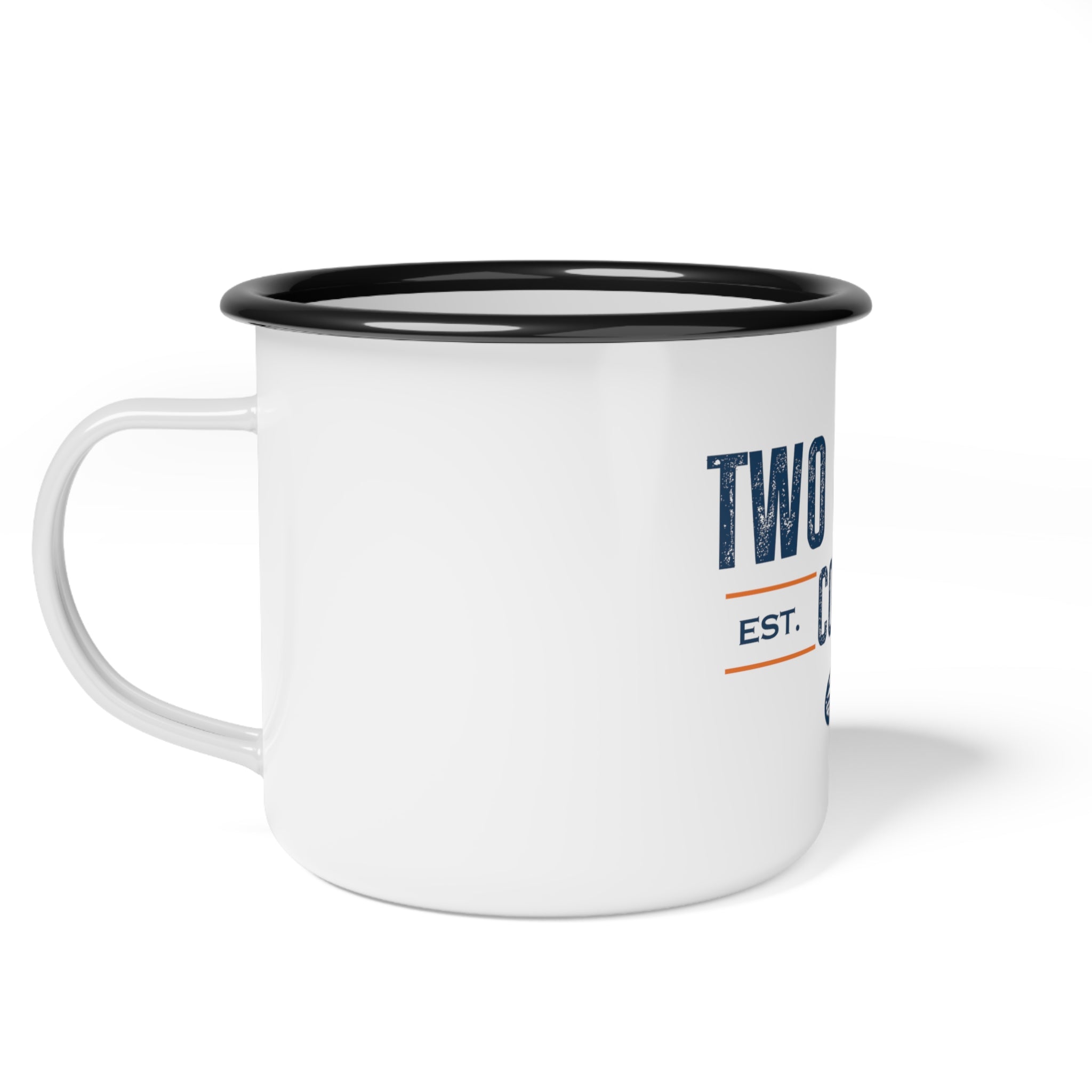 Two Rivers Coffee Enamel Mug