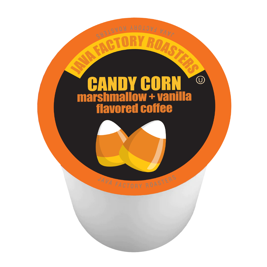 Java Factory Coffee Candy Corn Halloween Flavored Coffee Pods - Two ...