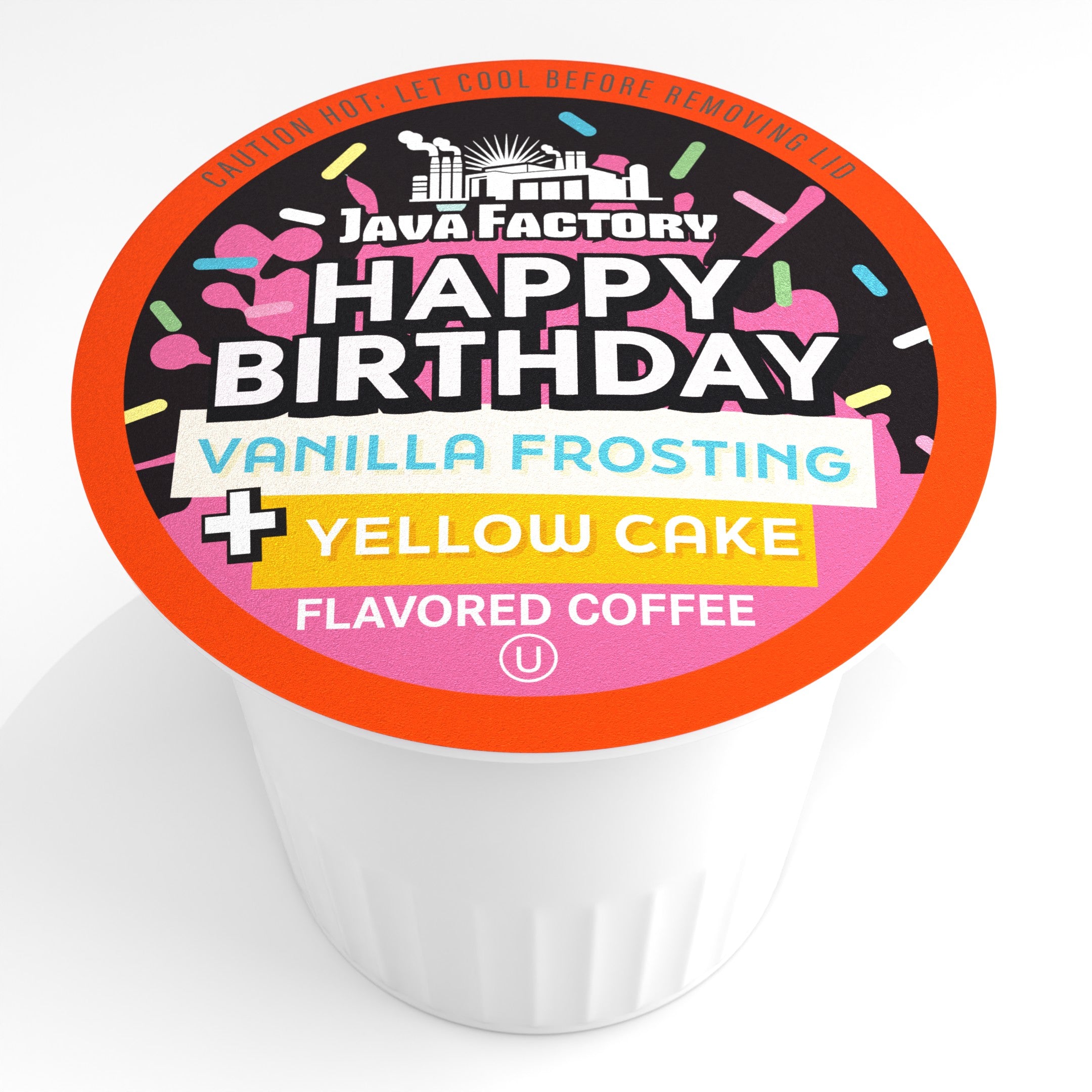 Java Factory Coffee Happy Birthday Flavored Coffee Pods - Two Rivers ...