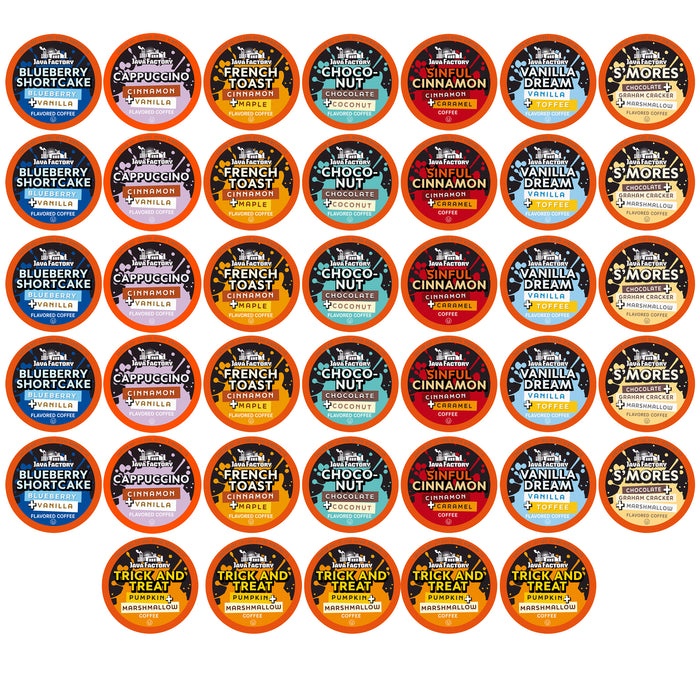 Java Factory Roasters Flavored Coffee Pods Variety Pack