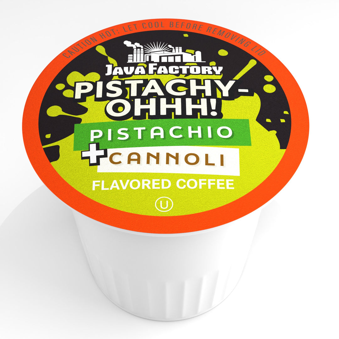 Java Factory Coffee Pistachy-Ohhh! Flavored Coffee Pods - Two