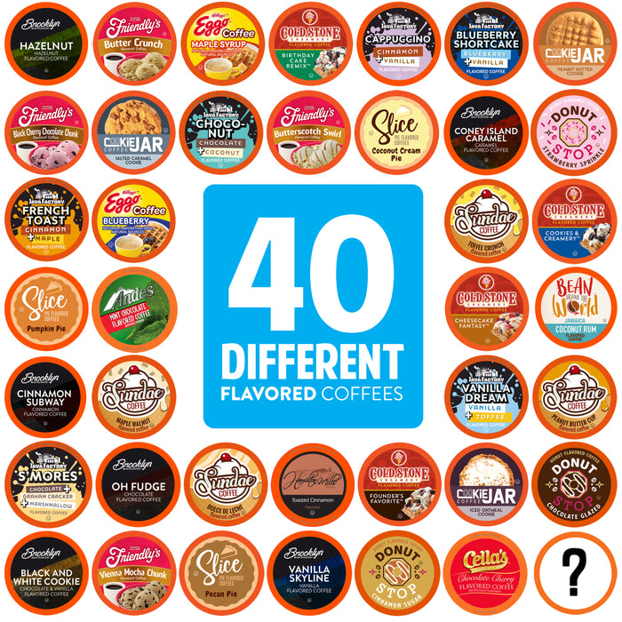 Two Rivers Coffee Flavored Coffee Pods Variety Pack
