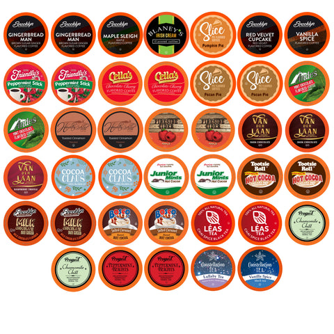 Holiday Flavored Coffee Pods Variety pack
