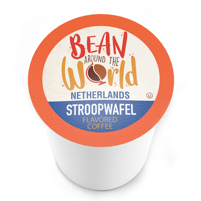Bean Around The World Netherlands Stroopwafel Coffee Pods