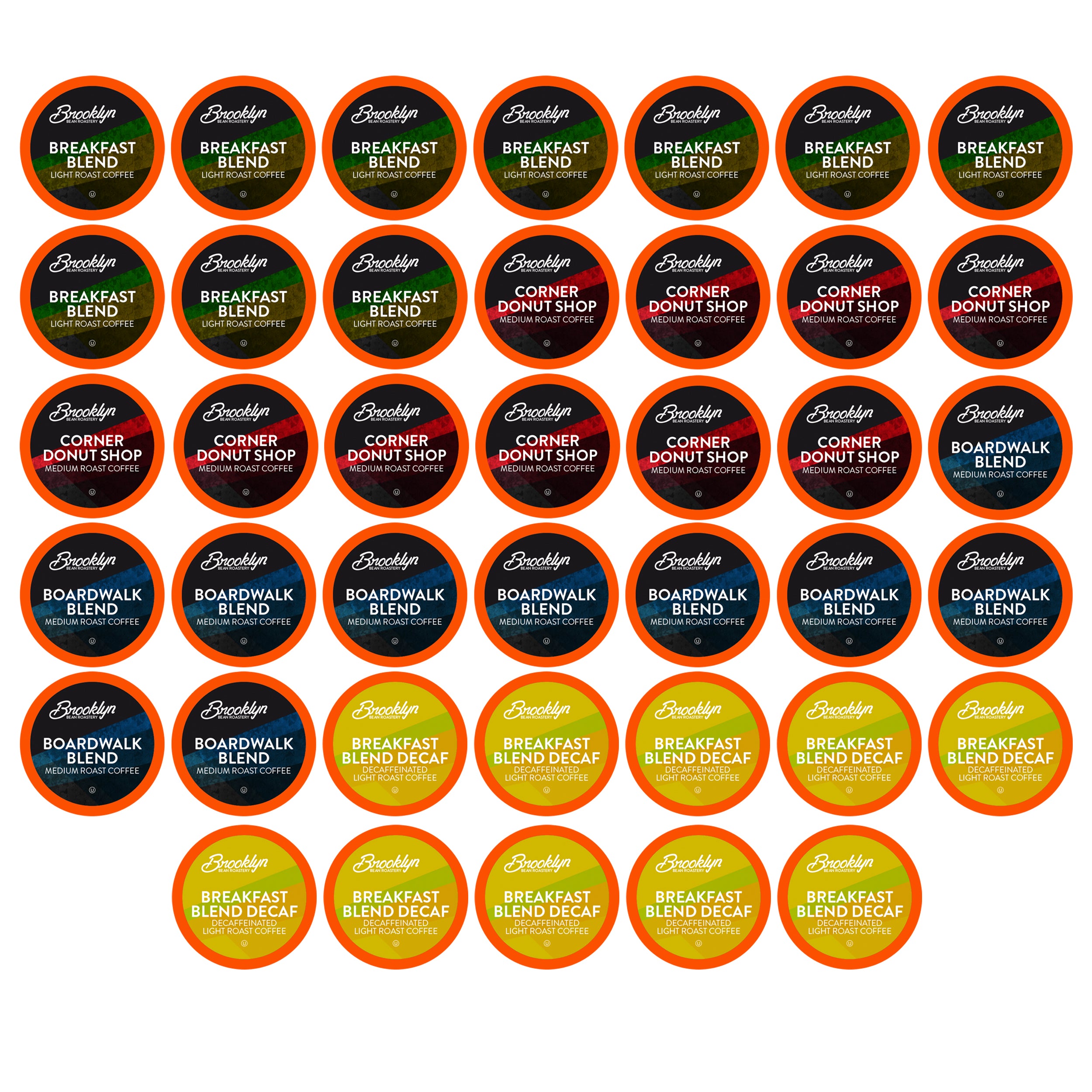 Brooklyn Bean Breakfast Coffee Pods Variety Pack - Two Rivers Coffee Direct
