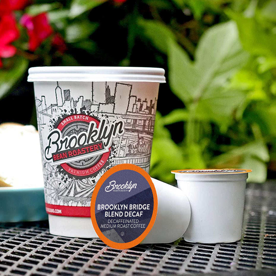 Brooklyn Bridge Decaf Coffee Pods, Compatible with K Cup Brewers Including 2.0, 40 Count