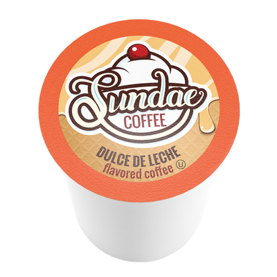 Sundae Ice Cream Dulce de Leche Coffee Pods