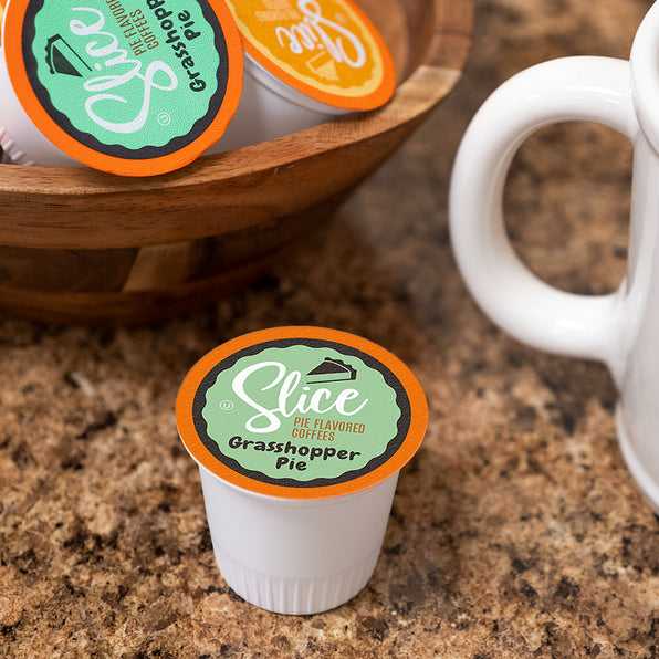 Slice Grasshopper Pie Coffee Pods