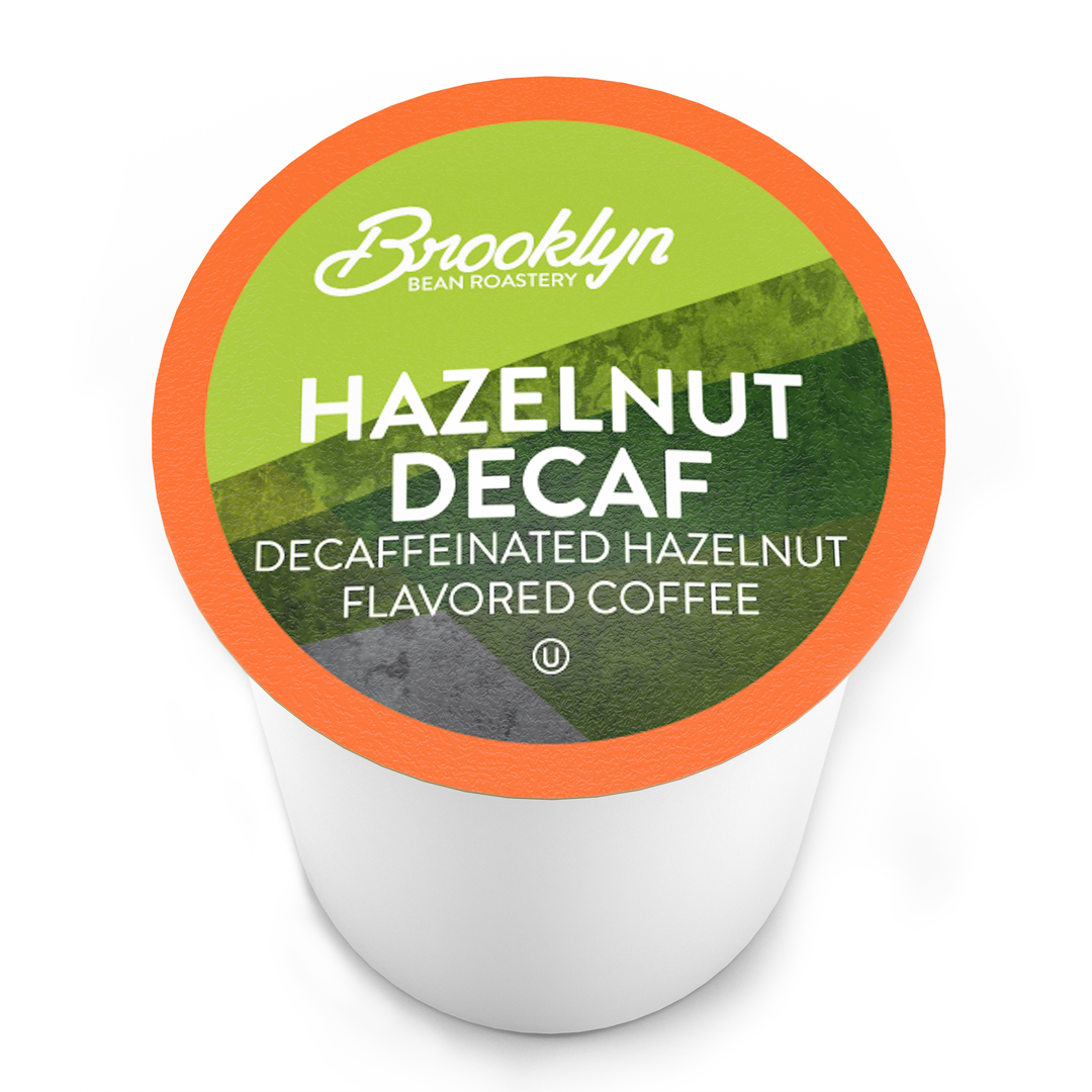 Brooklyn Beans Hazelnut Decaf Coffee Pods - Two Rivers Coffee Direct