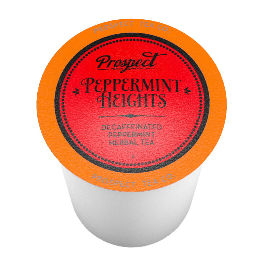 Peppermint Heights Single Serve Tea Pods - Two Rivers Coffee Direct