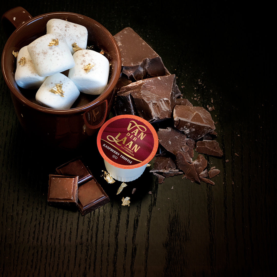 Truffle Hot Cocoa Pods - Van Der Laan - Two Rivers Coffee Direct