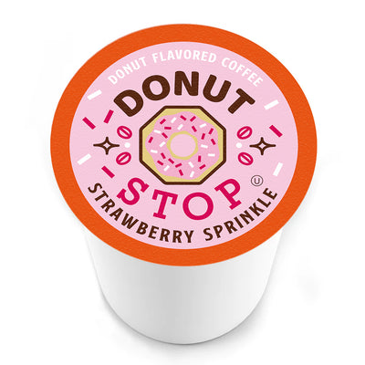 Donut Stop Strawberry Sprinkle Coffee Pods