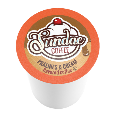 Sundae Ice Cream Pralines and Cream Coffee Pods