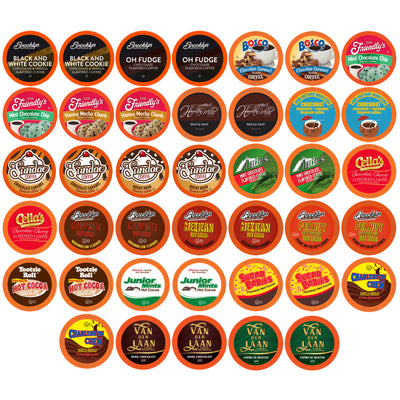 Two Rivers Coffee Hot Chocolate and Coffee Pods Variety Pack