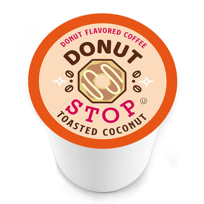 Donut Stop Toasted Coconut Coffee Pods
