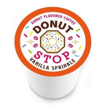 Donut Stop Vanilla Sprinkle Coffee Pods