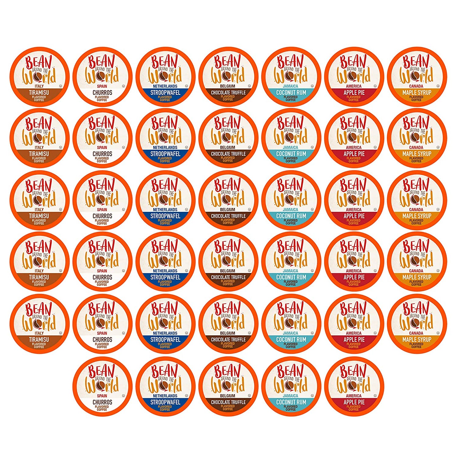 Bean Around The World Coffee Pods Variety Pack